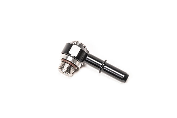 Radium V2 AN ORB to SAE Male EFI Quick Connect Low Profile Swivel Banjo Fitting