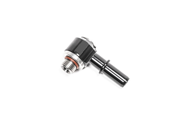 Radium V2 AN ORB to SAE Male EFI Quick Connect Low Profile Swivel Banjo Fitting