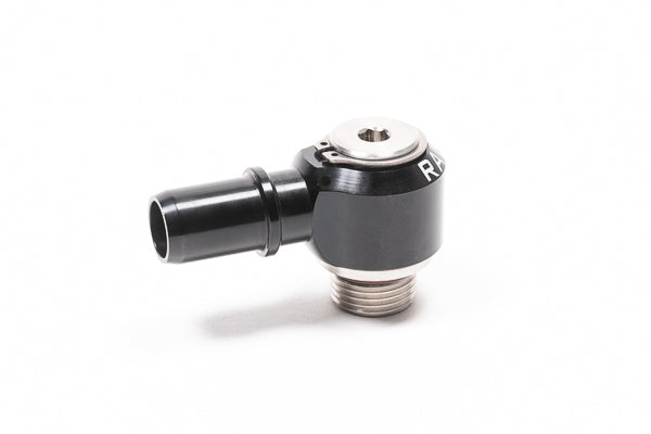 Radium V2 AN ORB to SAE Male EFI Quick Connect Low Profile Swivel Banjo Fitting