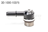 Radium V2 AN ORB to SAE Male EFI Quick Connect Low Profile Swivel Banjo Fitting