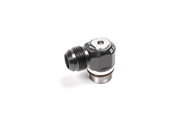 Radium V2 AN ORB to AN Male Flare Low Profile Swivel Banjo Fitting