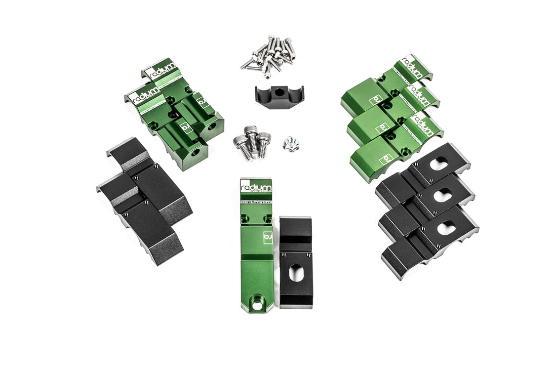 Radium Engineering Fuel Brake Line Retainer Kit