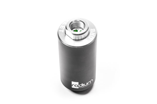 Radium High Flow Fuel Filter w/ Check Valve