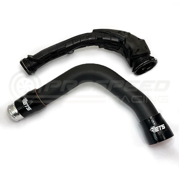 ETS Titanium Intercooler Charge Pipe - Brushed Raw Finish