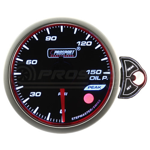 Prosport 52mm Halo PK Series Performance Gauge Range - Red/White/Blue