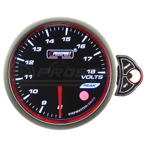 Prosport 52mm Halo PK Series Performance Gauge Range - Red/White/Blue