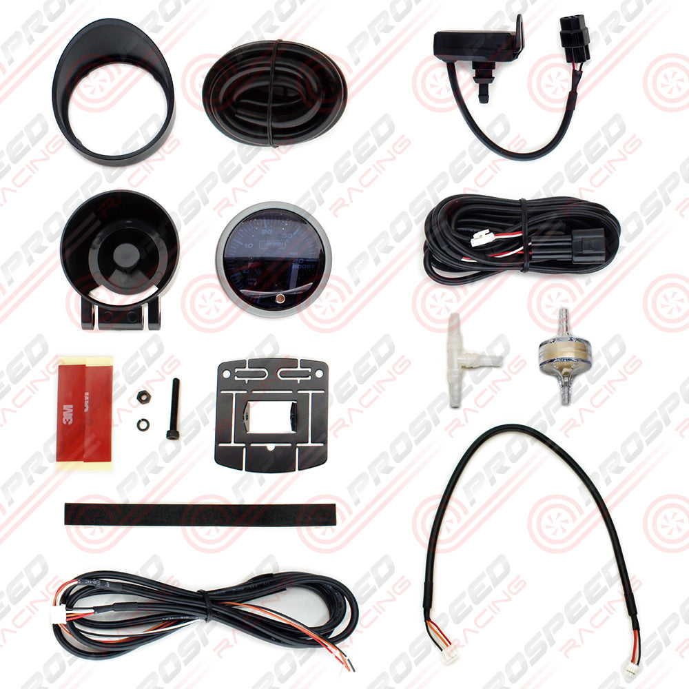 Prosport 52mm JDM Series Performance Boost Gauge - OPEN BOX