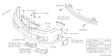 Subaru Genuine Front Bumper Holder