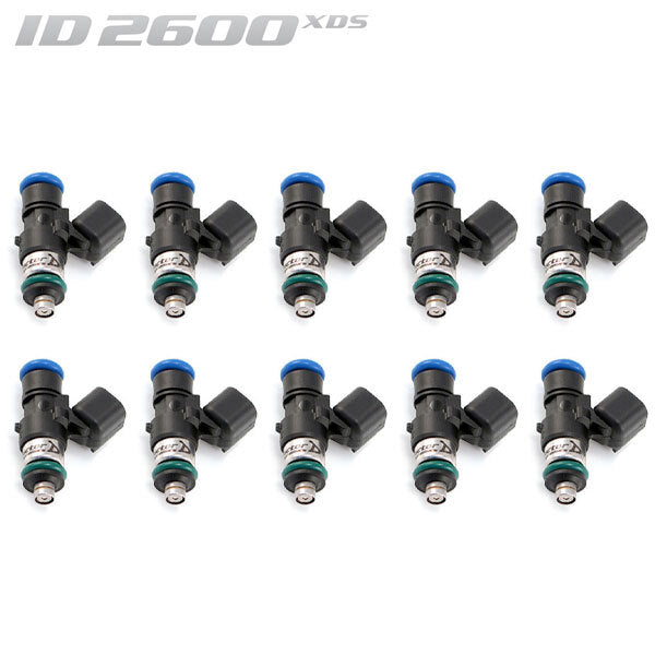 ID2600-XDS Injectors Set of 10 - Lamborghini Huracan/Audi R8 (V10) 2600.34.14.14.10