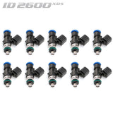 ID2600-XDS Injectors Set of 10 - Lamborghini Huracan/Audi R8 (V10) 2600.34.14.14.10