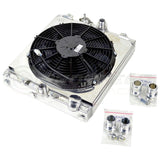 CSF Racing 2-Row 42mm Race Spec Aluminium Half Radiator w/Fan Shroud