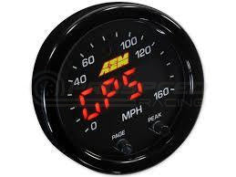 AEM 52mm X-Series Digital GPS Speedometer Gauge 30-0313