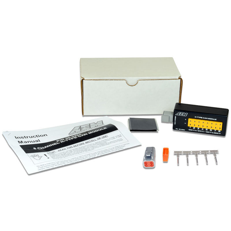 AEM 8-Channel K-Type Thermocouple EGT/Temperature Sensor Module