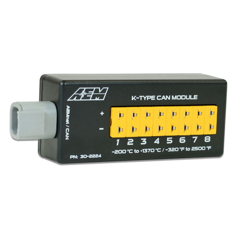 AEM 8-Channel K-Type Thermocouple EGT/Temperature Sensor Module