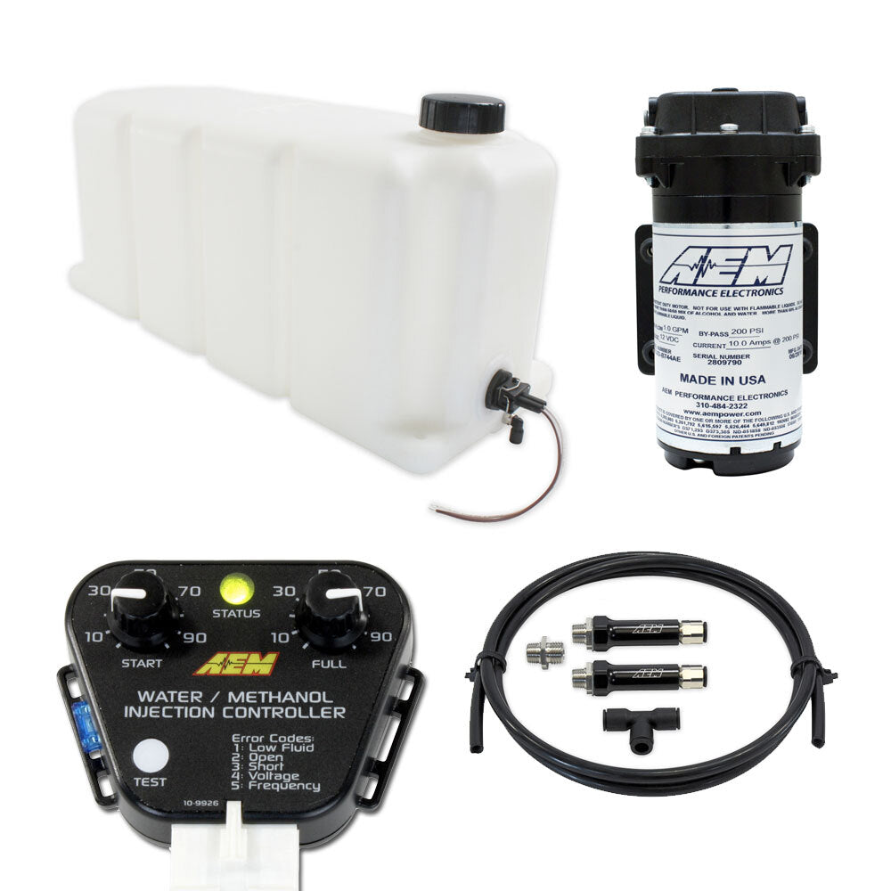 AEM V3 Water/Methanol Injection Kit w/Multi Input Controller, 5 Gallon Tank