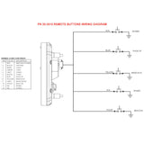 AEM CD Carbon 2-button External Button Kit