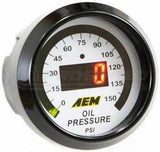 AEM 52mm Digital Oil Pressure Display Gauge 0-150psi 30-4407