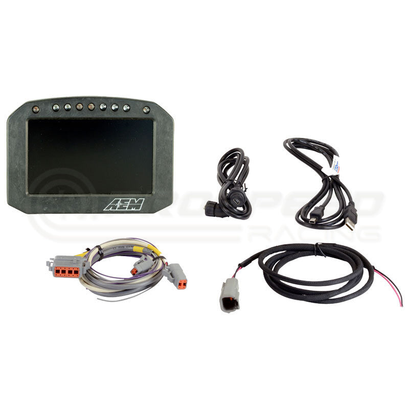 AEM CD-5F Carbon Flat Panel Digital Racing Dash Display 30-5600F