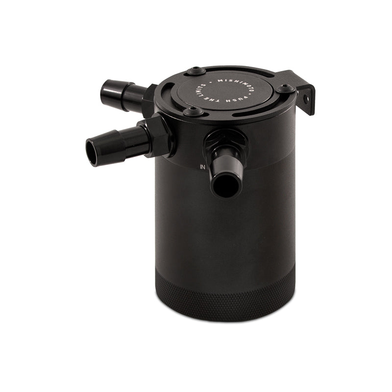 Mishimoto Universal Compact Baffled Oil Catch Can Kit - 3-Port