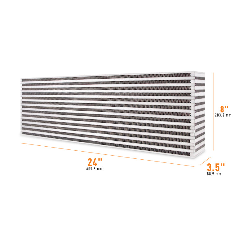 Mishimoto Universal Air-to-Air Race Intercooler Core - 24.00" x 8.00" x 3.50"