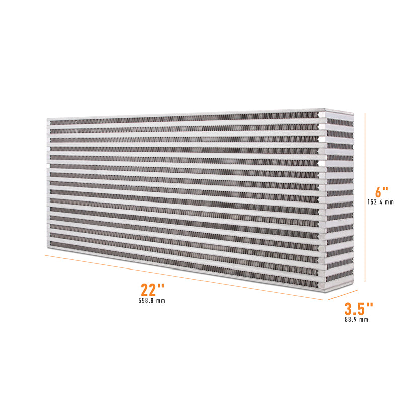 Mishimoto Universal Air-to-Air Race Intercooler Core - 22.00" x 6.00" x 3.50"