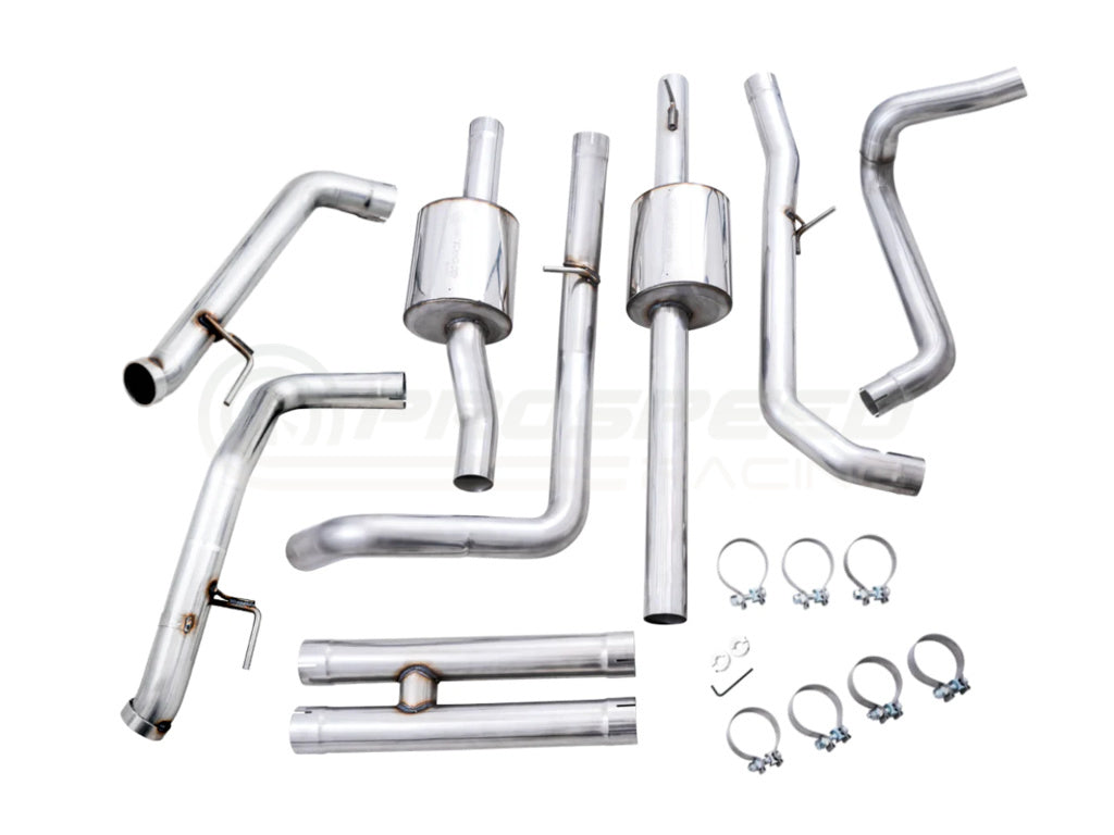 AWE Tuning 0FG Cat Back Exhaust w/Dual Bashguard No Tips