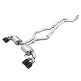 AWE Tuning Resonated Touring Edition Exhaust - Quad Diamond Black Tips