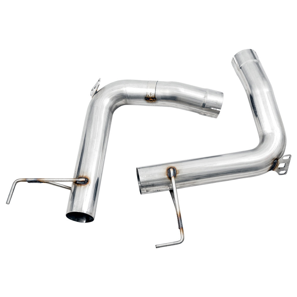 AWE Tuning Resonated Touring Edition Exhaust - Quad Diamond Black Tips