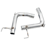 AWE Tuning Resonated Touring Edition Exhaust - Quad Diamond Black Tips