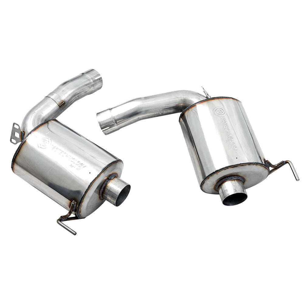 AWE Tuning Resonated Touring Edition Exhaust - Quad Diamond Black Tips