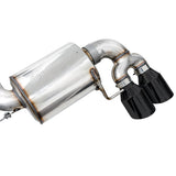 AWE Tuning Resonated Touring Edition Exhaust - Quad Diamond Black Tips