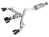 AWE Tuning Touring Edition Exhaust w/Diamond Black Tips - Toyota GR Corolla 3015-53472