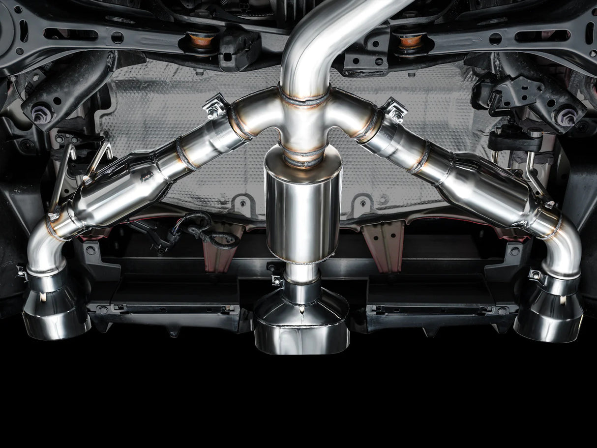 AWE Tuning Track Edition Exhaust w/Diamond Black Tips