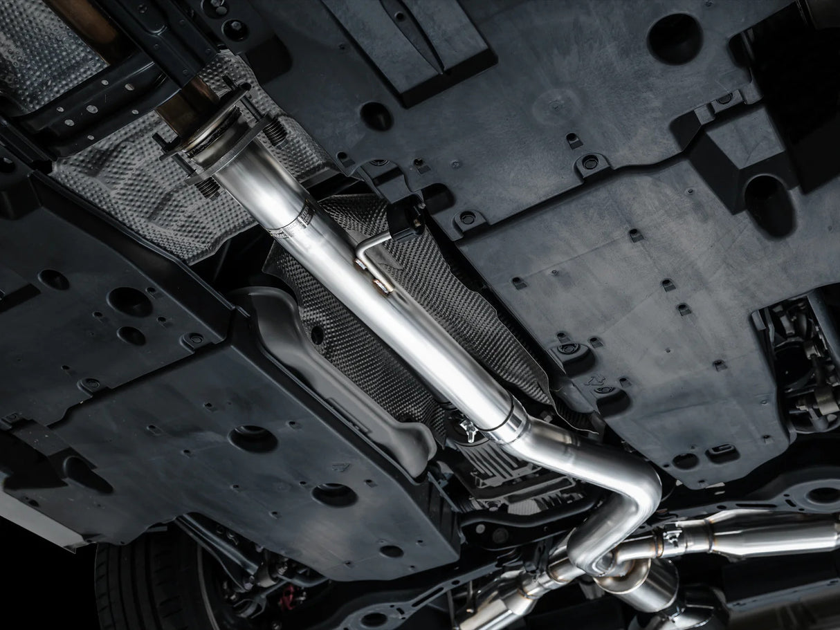 AWE Tuning Track Edition Exhaust w/Diamond Black Tips