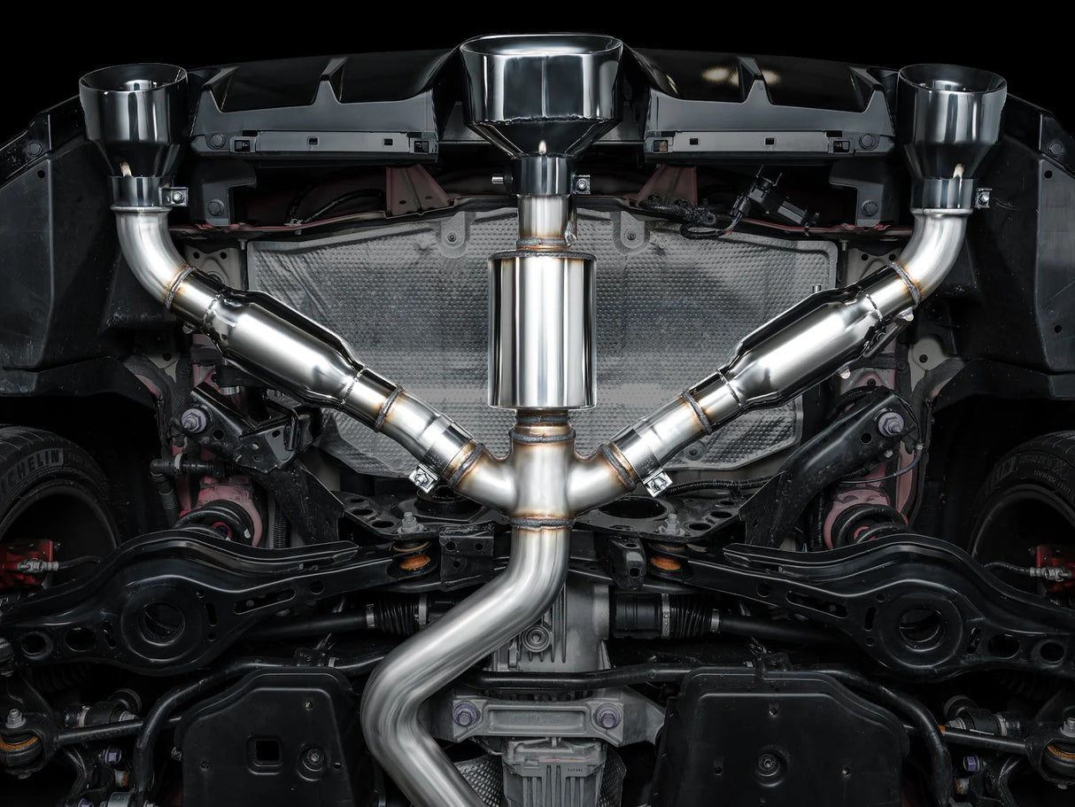 AWE Tuning Track Edition Exhaust w/Diamond Black Tips