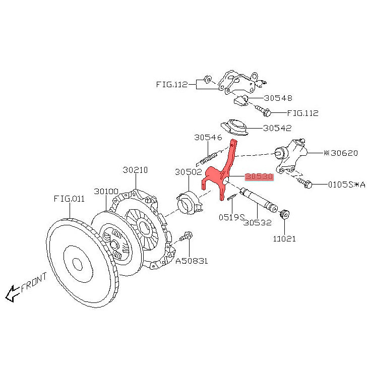 Subaru Genuine Replacement Clutch Fork