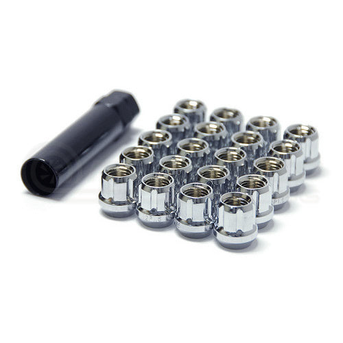 Muteki Short Open End Steel Wheel Nuts - M12 x 1.25 (Pack 20)