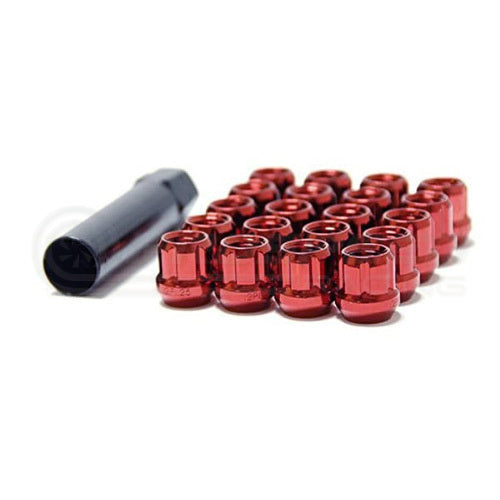 Muteki Short Open End Steel Wheel Nuts - M12 x 1.25 (Pack 20)