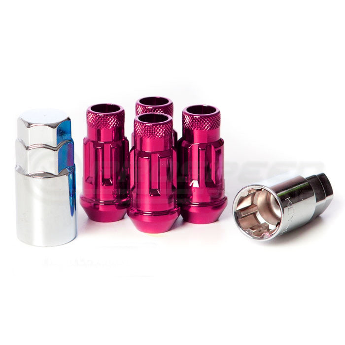 Muteki 48mm Open Ended SR48 Steel Wheel Lock Nut Set of 4 M12 x 1.25