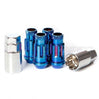 Muteki 48mm Open Ended SR48 Steel Wheel Lock Nut Set of 4 M12 x 1.25