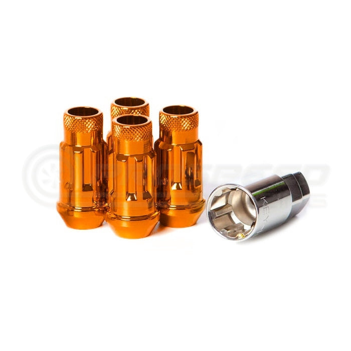 Muteki 48mm Open Ended SR48 Steel Wheel Lock Nut Set of 4 M12 x 1.5