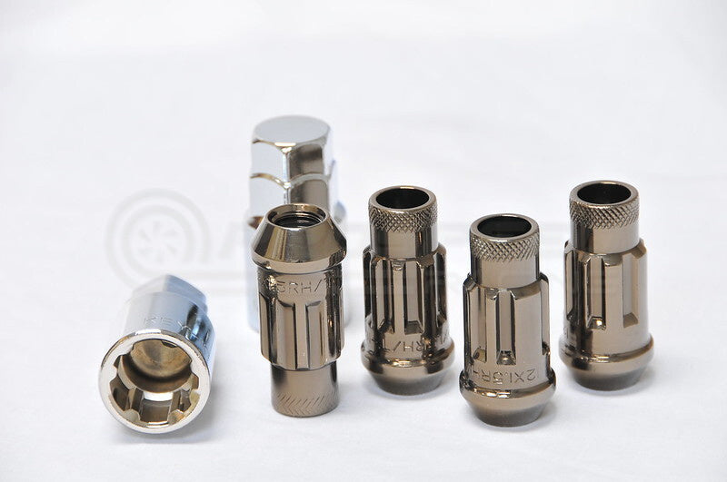 Muteki 48mm Open Ended SR48 Steel Wheel Lock Nut Set of 4 M12 x 1.5