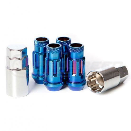 Muteki 48mm Open Ended SR48 Steel Wheel Lock Nut Set of 4 M12 x 1.5