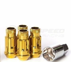 Muteki 48mm Open Ended SR48 Steel Wheel Lock Nut Set of 4 M12 x 1.5