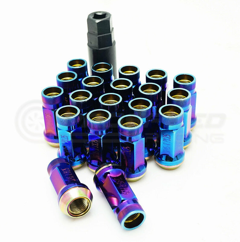 Muteki SR45R Floating Taper Wheel Nuts Burnt Blue - M12x1.25 (Pack 20)