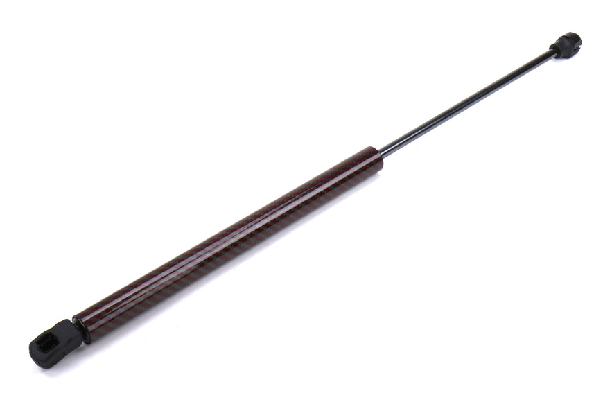 OLM Carbon Fibre Hood Struts - Red/Black Kevlar Wrapped