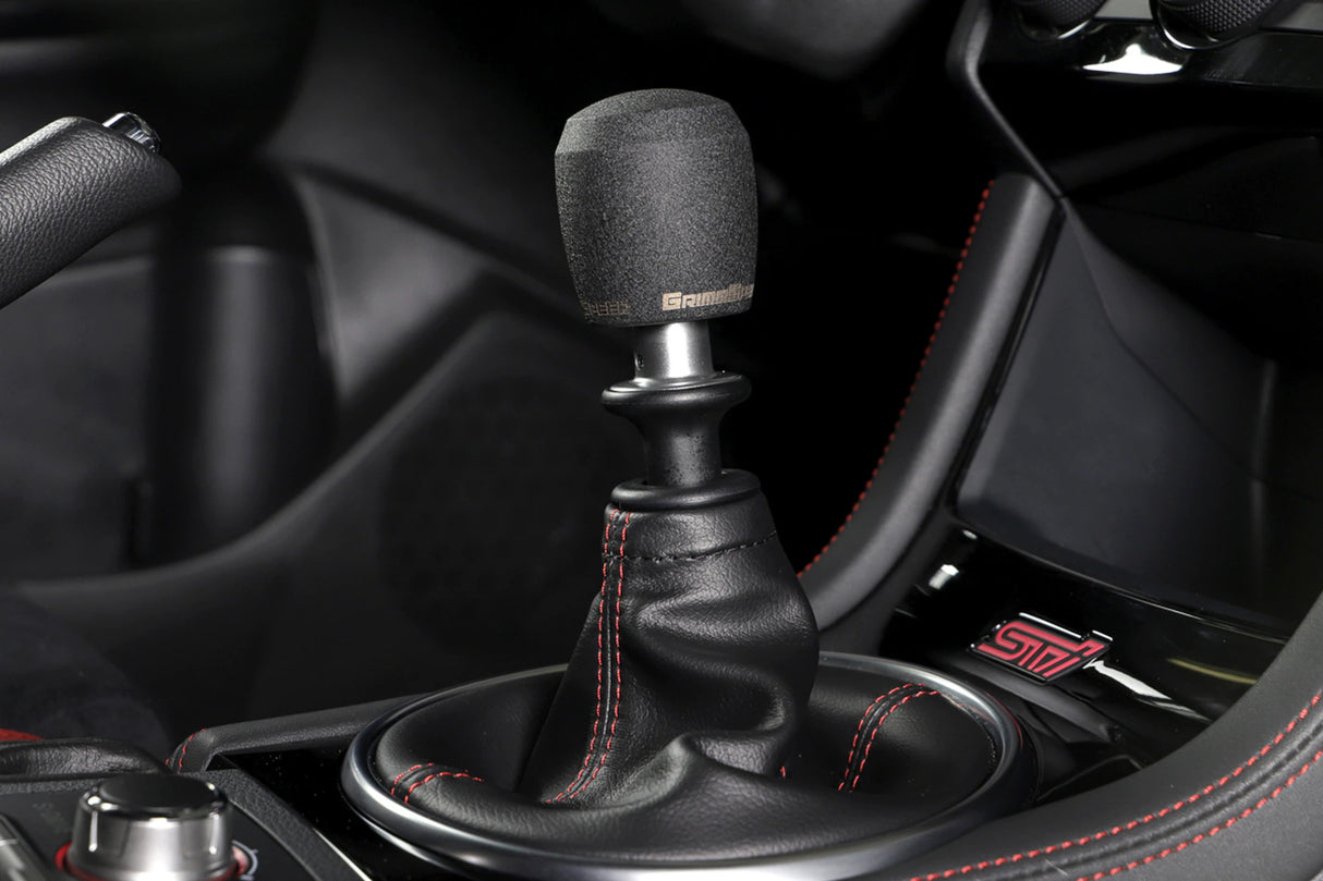 Grimmspeed Stubby Stainless Steel Shift Knob Black Powder Coat