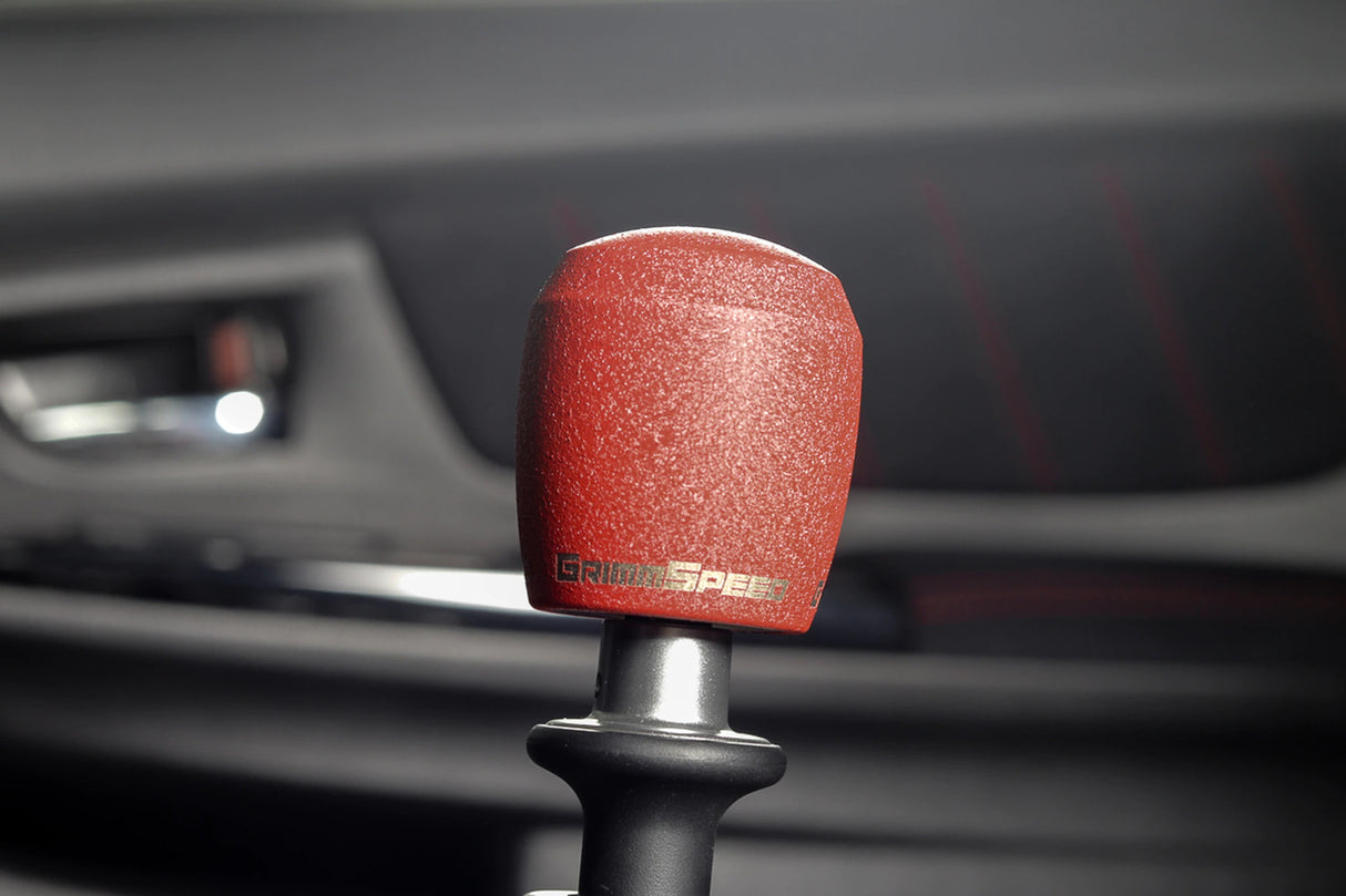 Grimmspeed Stubby Stainless Steel Shift Knob Black Powder Coat