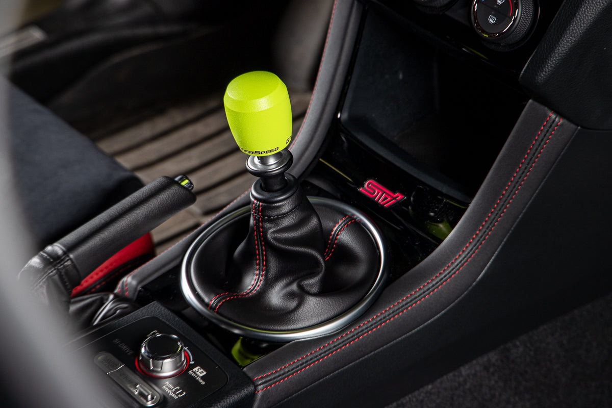 Grimmspeed Stubby Stainless Steel Shift Knob Black Powder Coat
