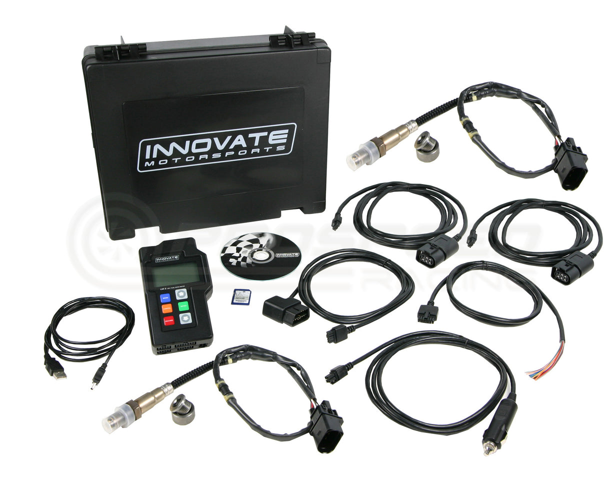 Innovate Motorsports LM-2 Dual "COMPLETE" AFR Air/Fuel Data Logger Kit